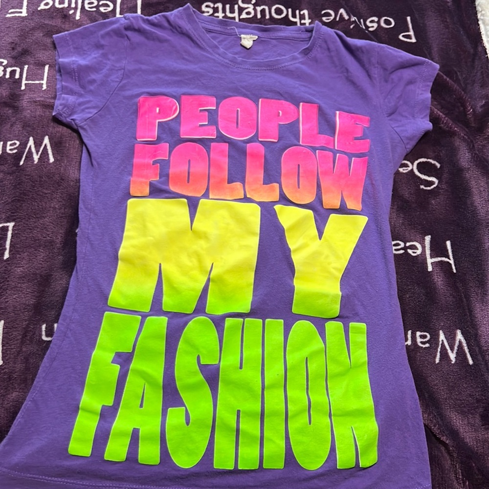 Purple t shirt